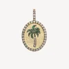 Feidt Schmuck | Fine Jewelry<Anhänger Palme Grün Saphirs Blancs 9 Karat