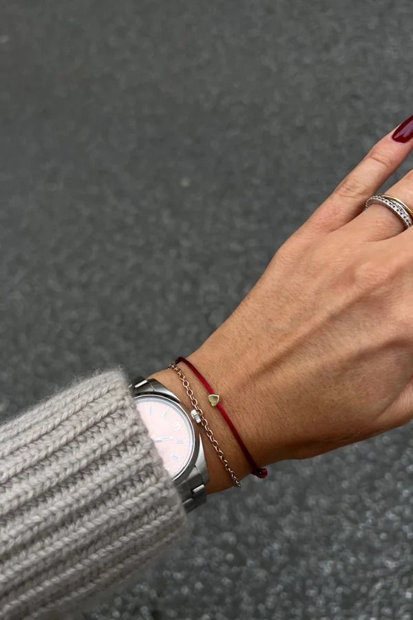 Nina Kastens x Anita Hass Schmuck | Fine Jewelry<Armband 'Heart' in Burgundy