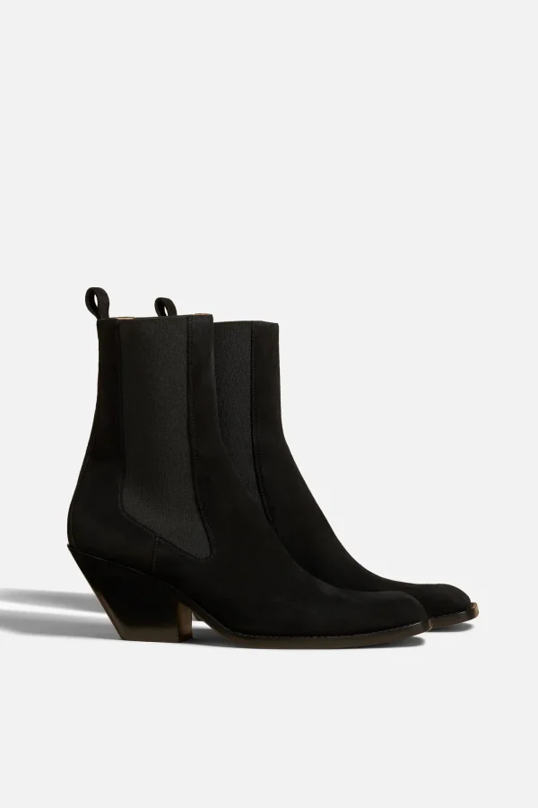 Khaite Stiefel & Boots<Boots Austin in Schwarz