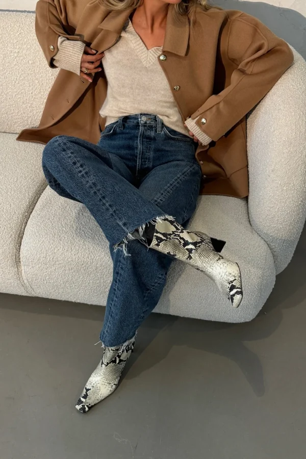 Khaite Stiefel & Boots<Boots Ona in Natural