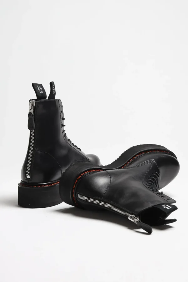 R13 Stiefel & Boots<Boots Stack in Schwarz