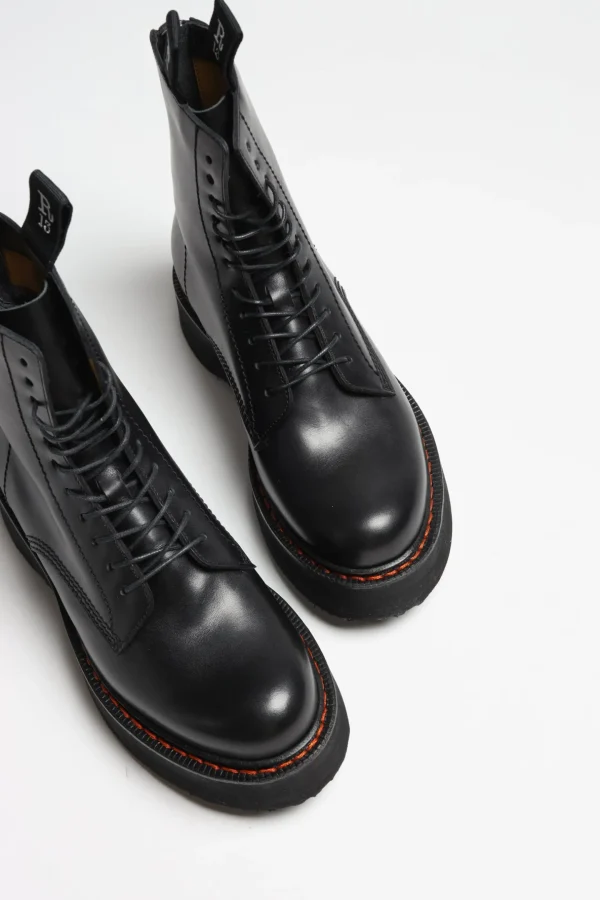 R13 Stiefel & Boots<Boots Stack in Schwarz