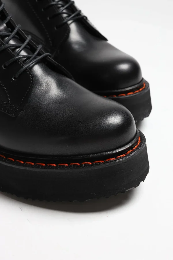 R13 Stiefel & Boots<Boots Stack in Schwarz