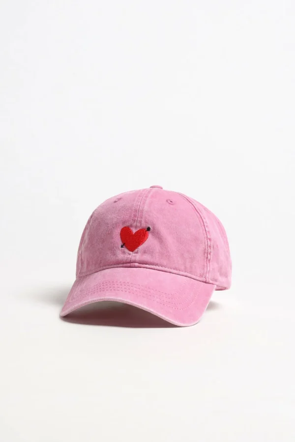 Anita Hass Caps & Mützen<Cap 'Heart' in Washed Pink