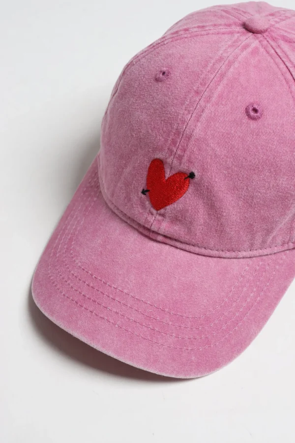 Anita Hass Caps & Mützen<Cap 'Heart' in Washed Pink