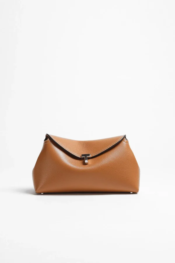 Toteme Schultertaschen | Clutches & Pouches<Clutch T-Lock in Tan
