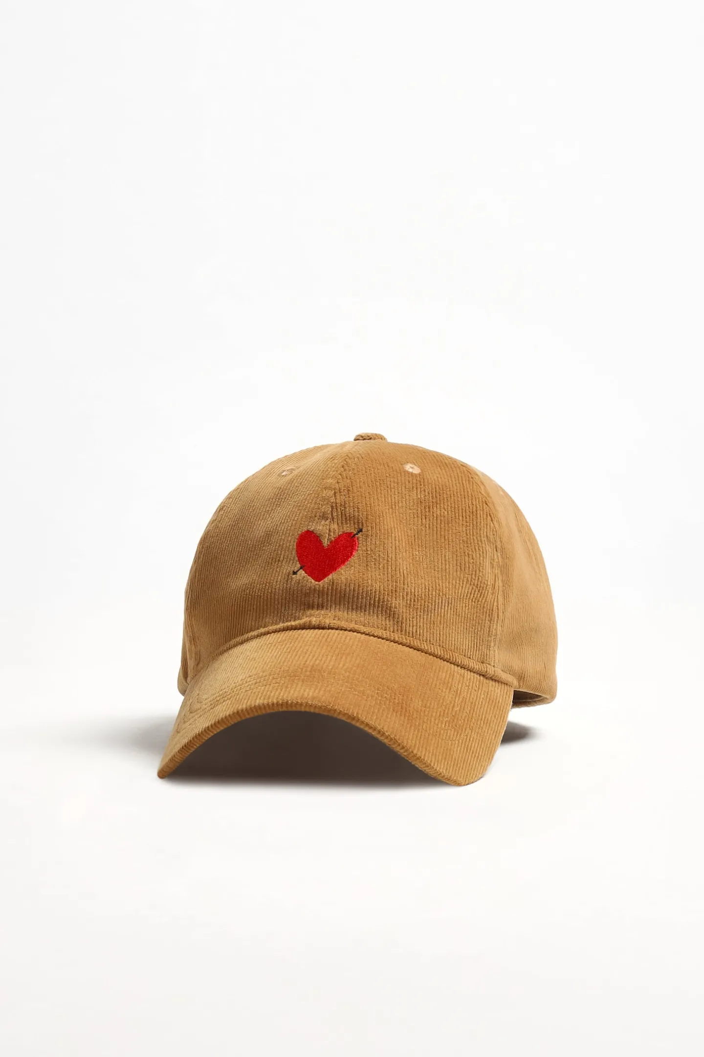 cordcap_heart_in_camel_0.webp Anita Hass Caps & Mützen<Cord-Cap 'Heart' in Camel