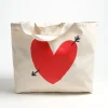 Anita Hass Shopper<Großer Canvas Shopper mit Herz-Logo