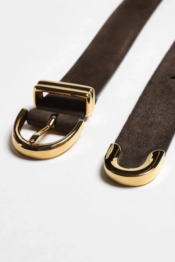 Khaite Gürtel<Gürtel Bambi Skinny in Ebano