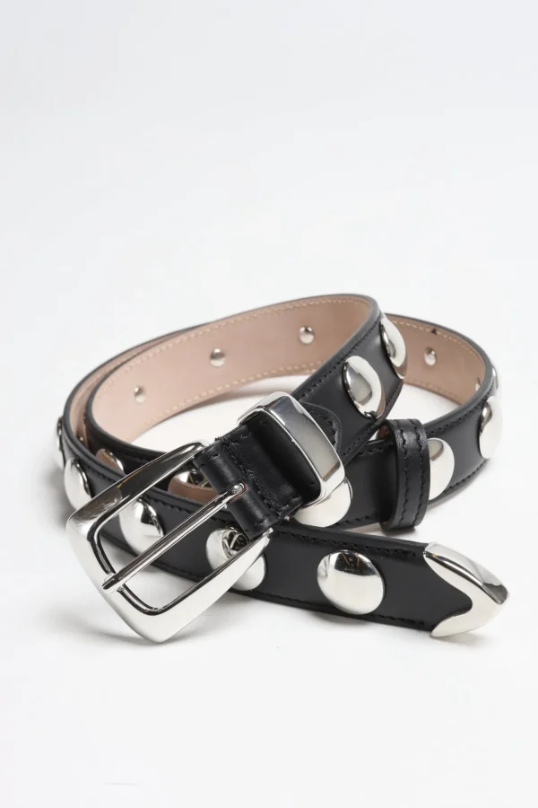 Khaite Gürtel<Gürtel Benny Studs in Schwarz