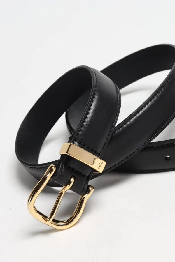 Nili Lotan Gürtel<Gürtel Louise in Schwarz/Gold