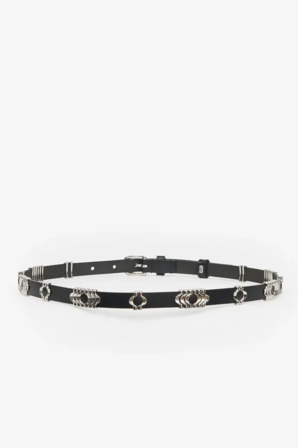 Isabel Marant Gürtel<Gürtel Odena in Schwarz/Silber