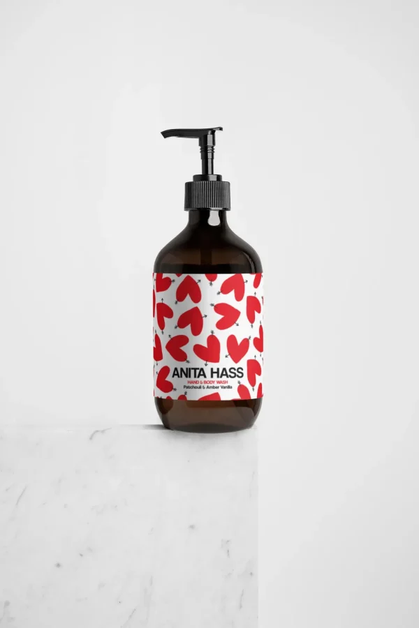Anita Hass Home<Hand/Body Wash 'Heart' Patchouli & Amber Vanilla
