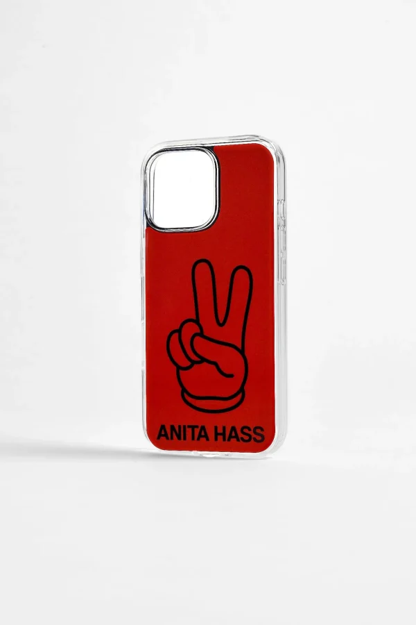 Anita Hass Handyhüllen<Handyhülle 'Peace' in Rot