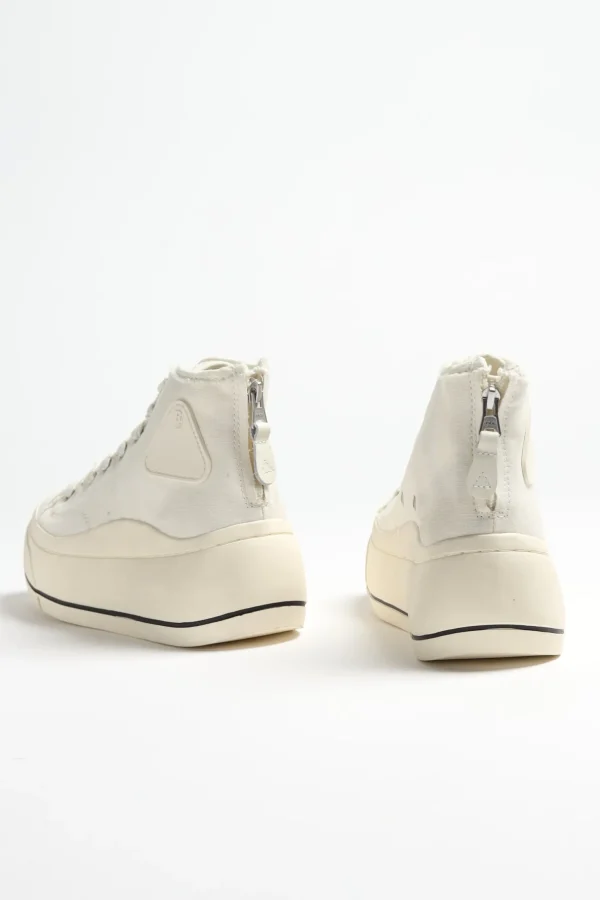 R13 Sneaker | High Top<High Top Sneaker in Ecru