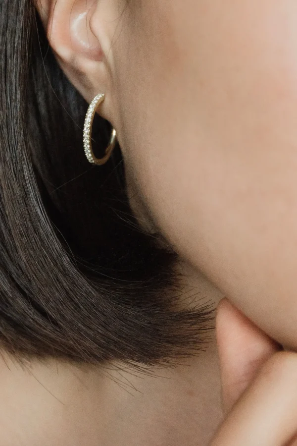 Nina Kastens Jewelry Fine Jewelry | Schmuck<Hoops Diamond aus Gelbgold
