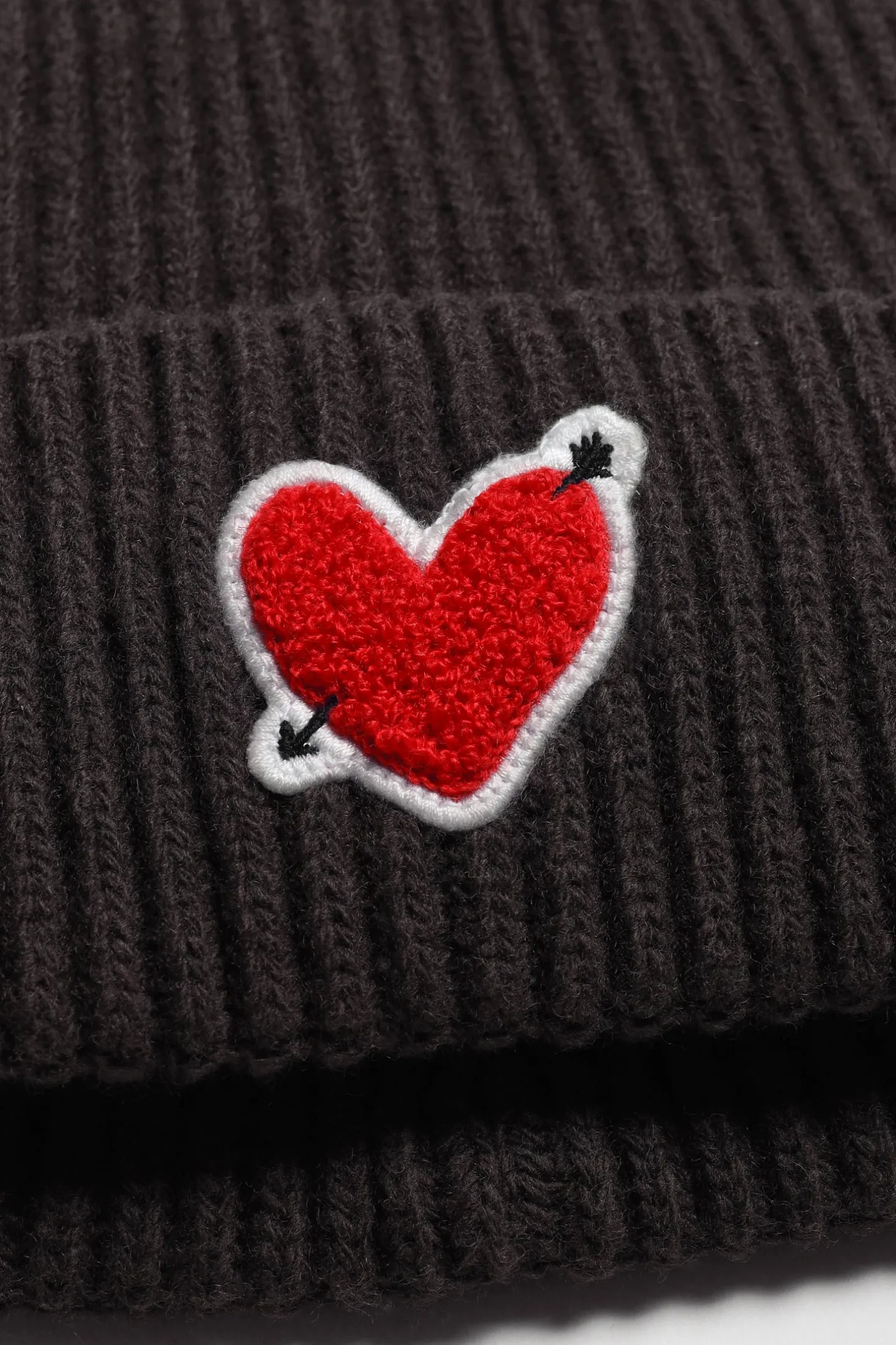 mtze_heart_in_braun_2.webp Anita Hass Caps & Mützen<Mütze 'Heart' in Braun