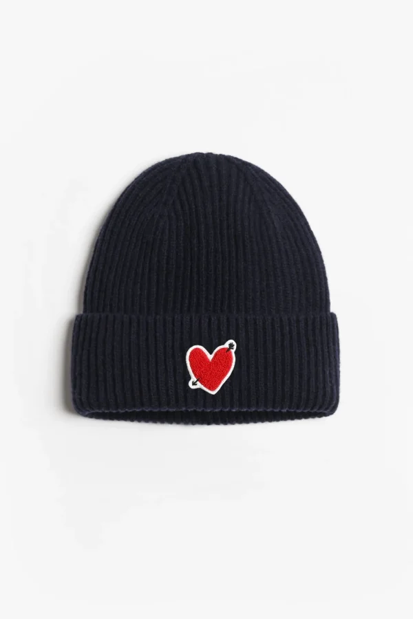 Anita Hass Caps & Mützen<Mütze 'Heart' in Navy