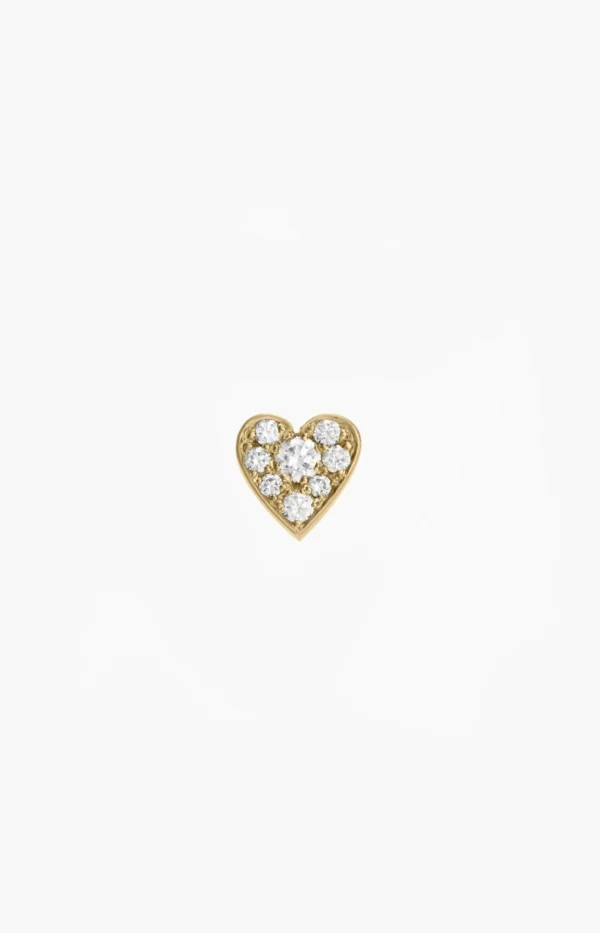 Sophie Bille Brahe Schmuck | Fine Jewelry<Ohrring Petit Coeur mit Diamanten