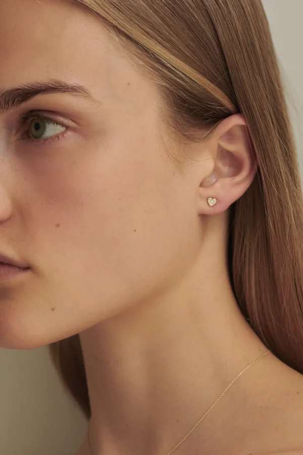 Sophie Bille Brahe Schmuck | Fine Jewelry<Ohrring Petit Coeur mit Diamanten