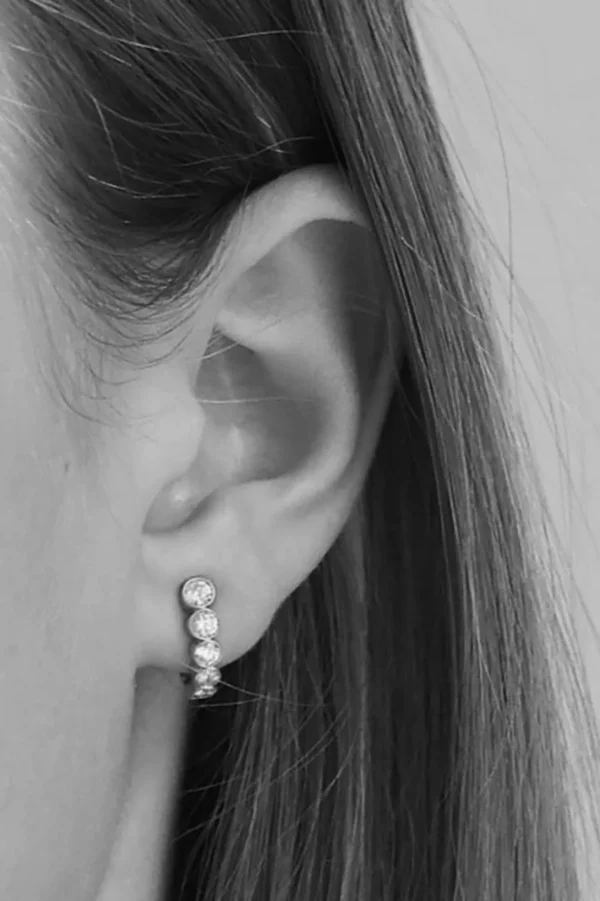 Sophie Bille Brahe Schmuck | Fine Jewelry<Ohrring Petite Boucle Ensemble Weißgold