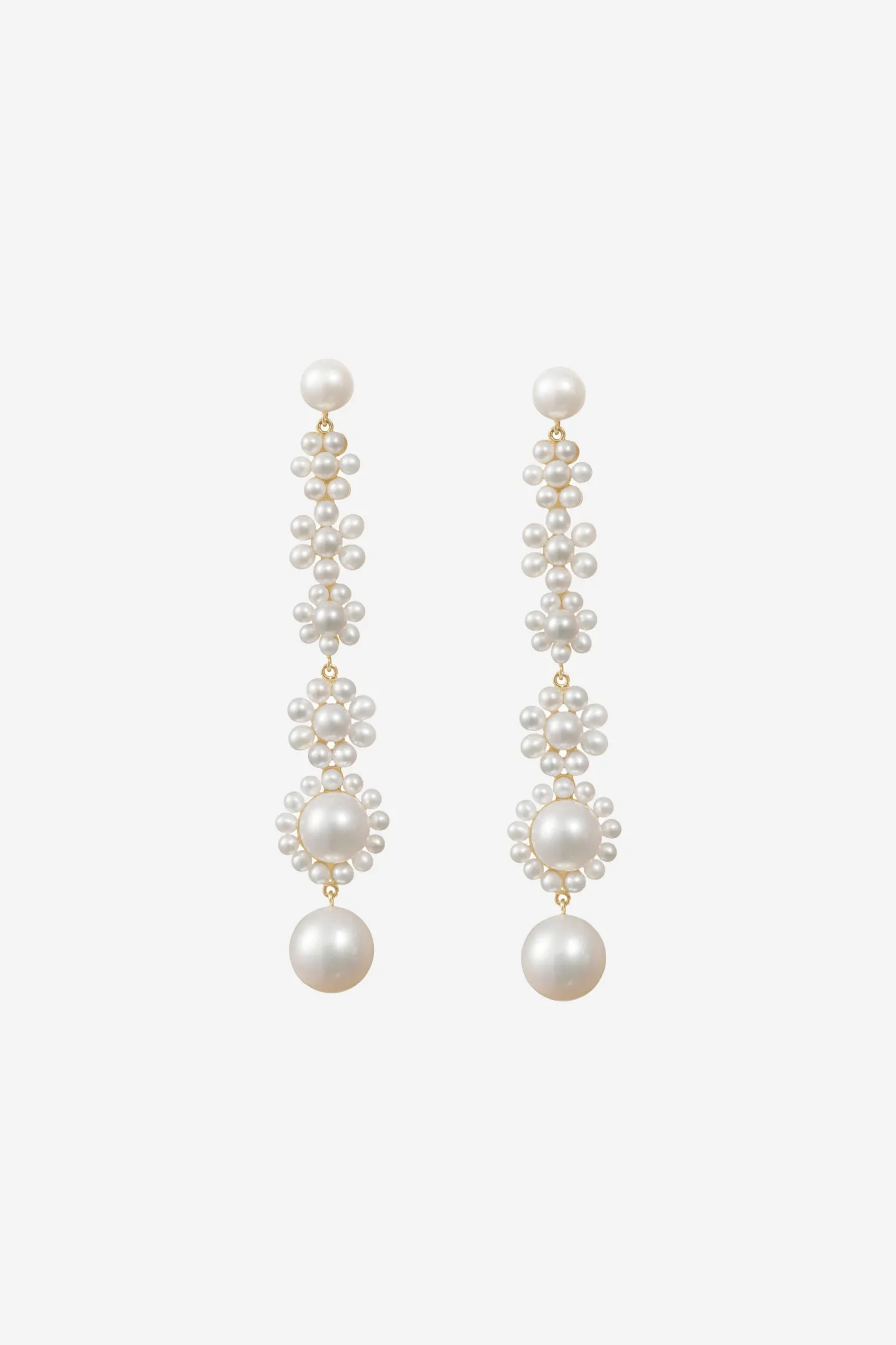 ohrringe_grande_fleur_jea_0.webp Sophie Bille Brahe Schmuck | Fine Jewelry<Ohrringe Grande Fleur Jeanne