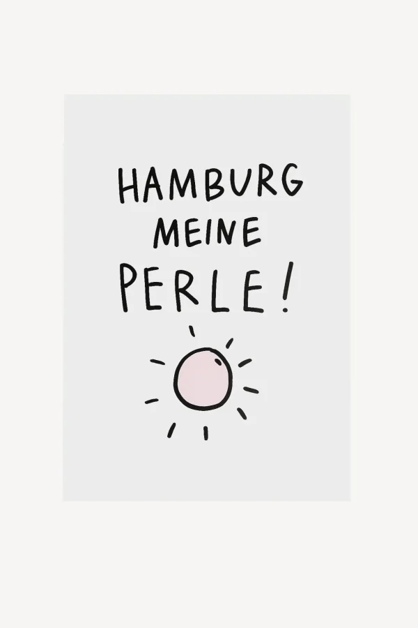 Anita Hass Home<Poster 'Hamburg meine Perle'
