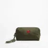 Anita Hass Clutches & Pouches<Pouch 'Heart' in Oliv Nylon