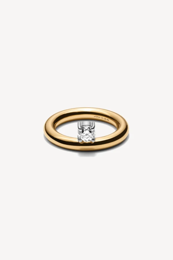 Lilian von Trapp Schmuck<Ring Round Three Diamond aus Gold