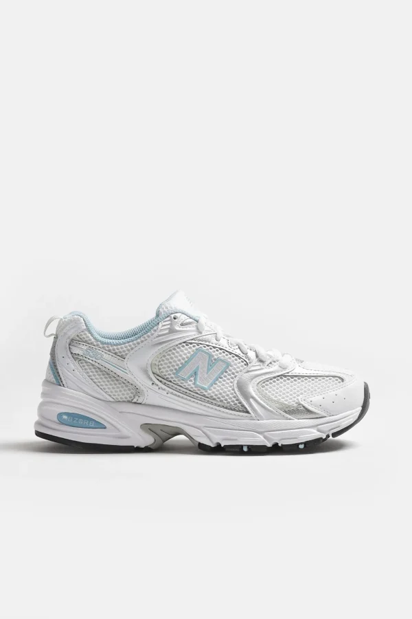 New Balance Sneaker | Low Top<Sneaker 530 in White/Silver Metallic