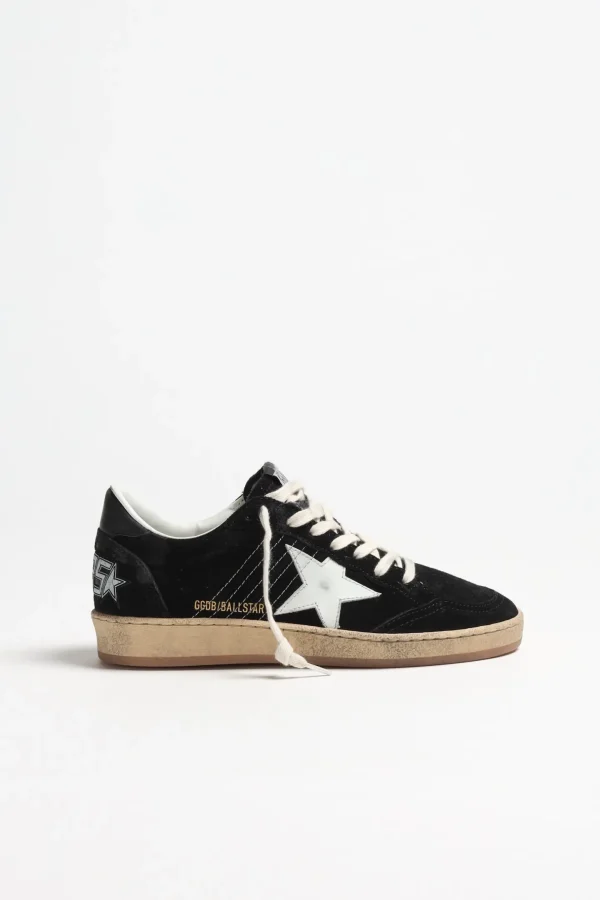 Golden Goose Sneaker | Low Top<Sneaker Ballstar Suede in Schwarz/Weiß