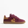 Isabel Marant Sneaker | Low Top<Sneaker Beth in Faded Purple/Mustard