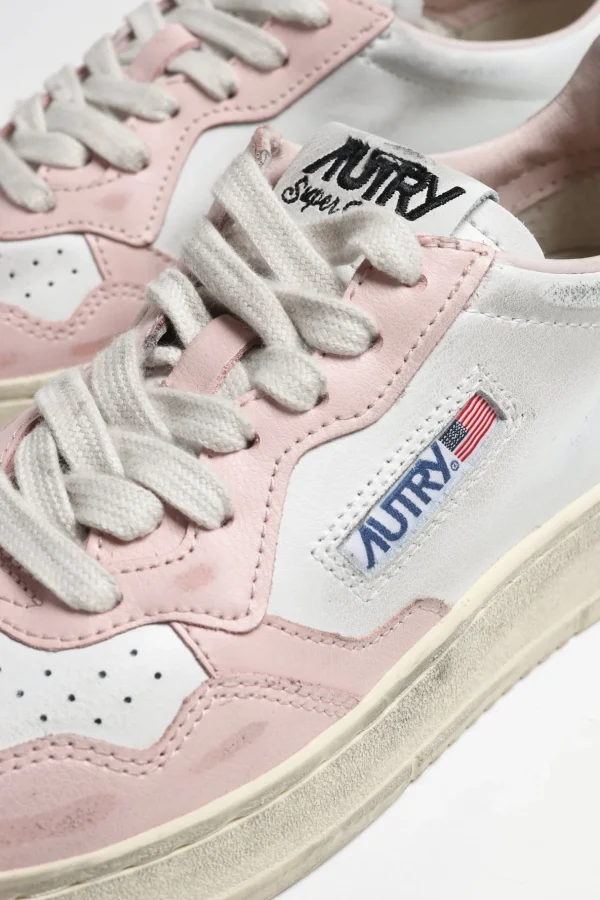 Autry Sneaker | Low Top<Sneaker Super Vintage in Powder/Silber