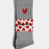 Anita Hass Socken<Socken 'Heart' in Grau