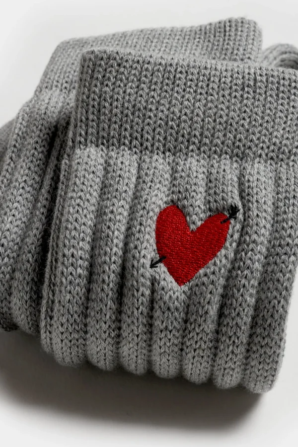 Anita Hass Socken<Socken 'Heart' in Grau