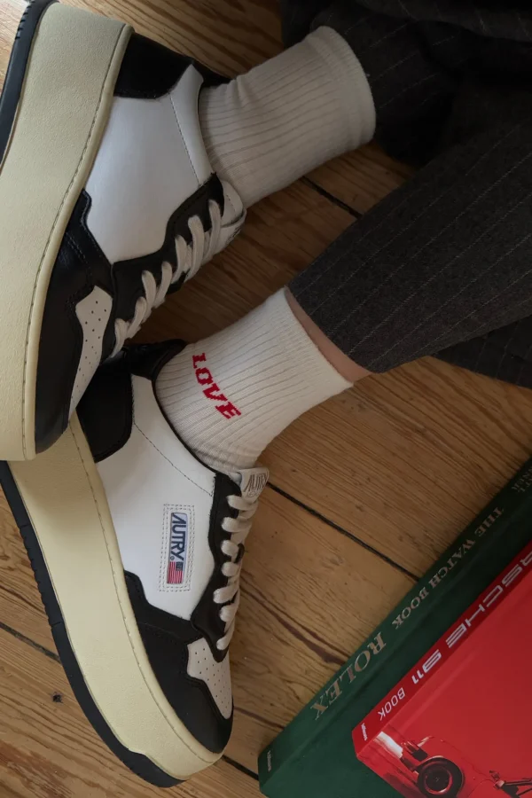 Anita Hass Socken<Socken 'Love' in Ivory