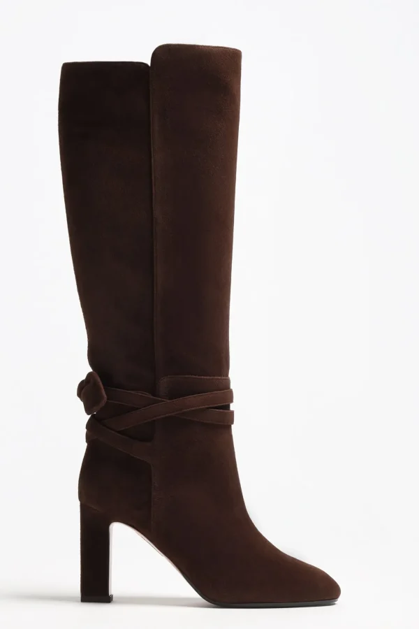 Aquazzura Stiefel & Boots<Stiefel Very Bow Tie in Espresso