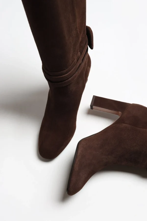 Aquazzura Stiefel & Boots<Stiefel Very Bow Tie in Espresso