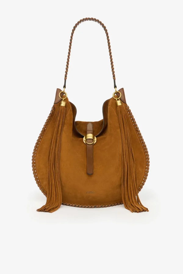 Isabel Marant Schultertaschen<Tasche Altay in Cognac