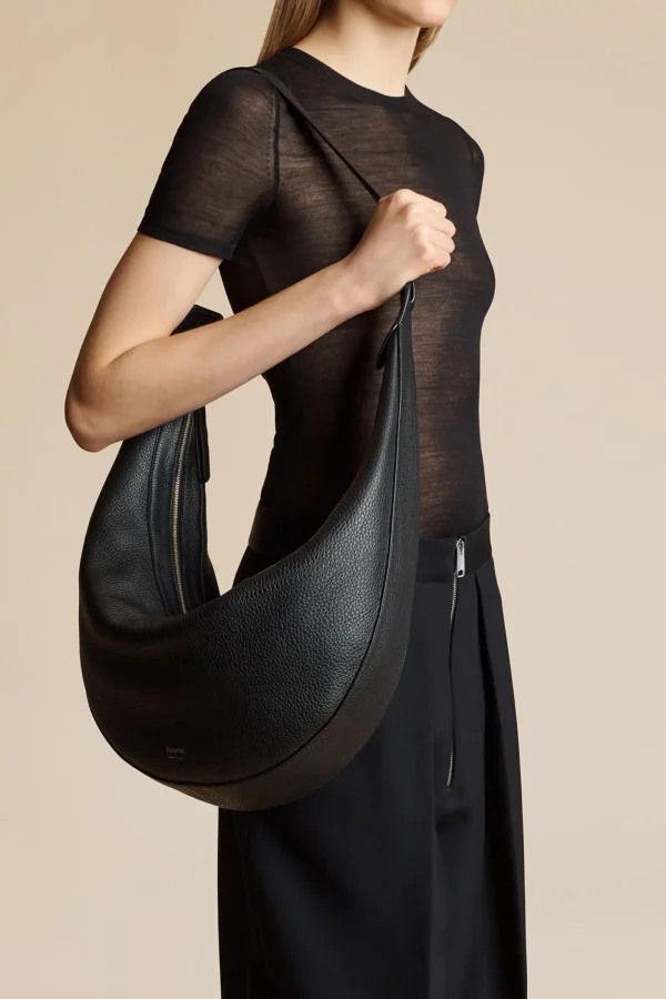 Khaite Schultertaschen<Tasche Augustina Hobo in Schwarz