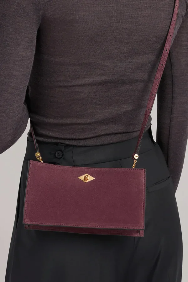 Métier Schultertaschen | Clutches & Pouches<Tasche Ease Suede in Amarone