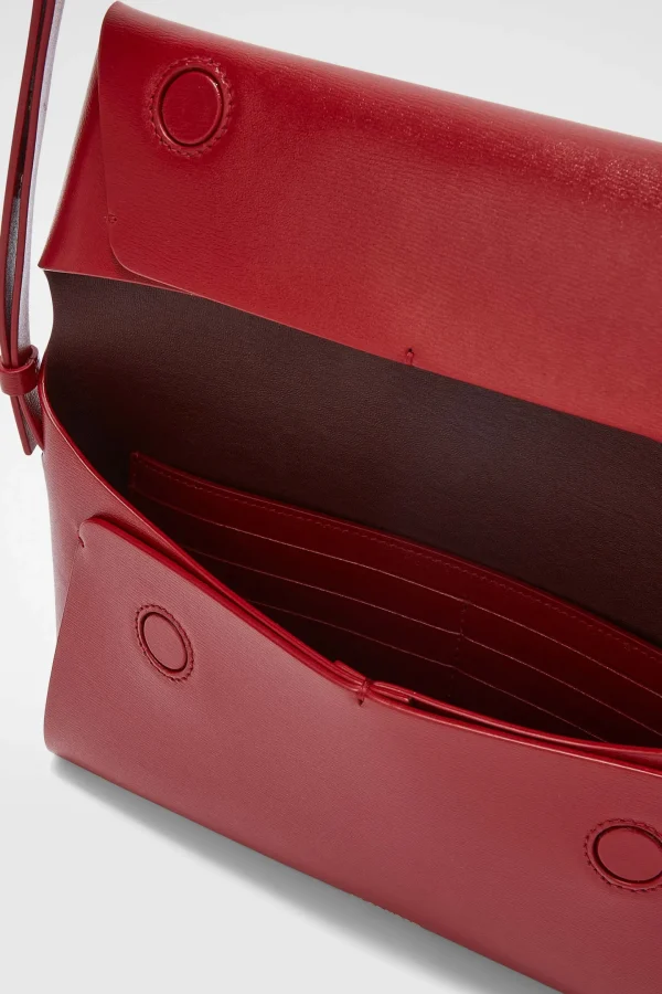 Jil Sander Schultertaschen | Crossbody<Tasche Folded Small in Cedar Red