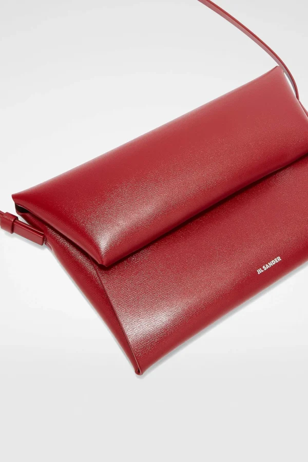 Jil Sander Schultertaschen | Crossbody<Tasche Folded Small in Cedar Red