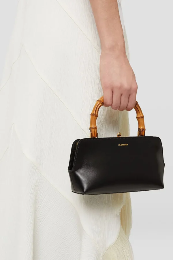 Jil Sander Handtaschen | Crossbody<Tasche Goji Bamboo Mini in Schwarz