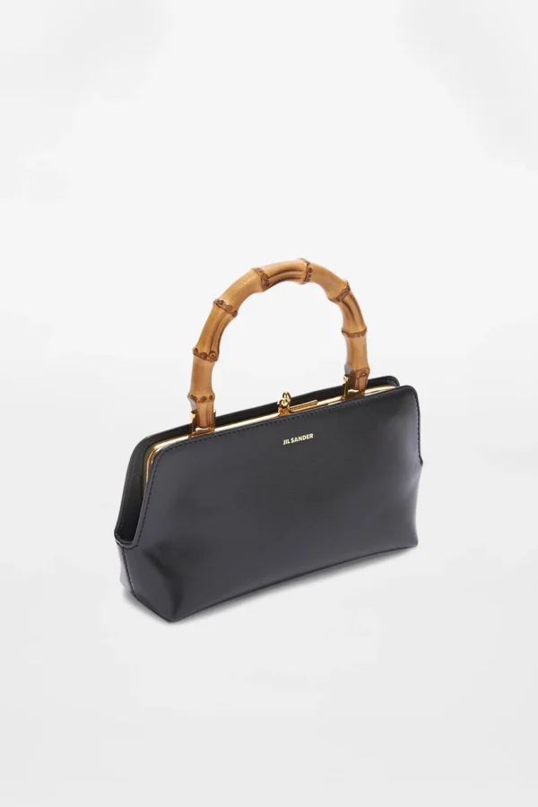 Jil Sander Handtaschen | Crossbody<Tasche Goji Bamboo Mini in Schwarz