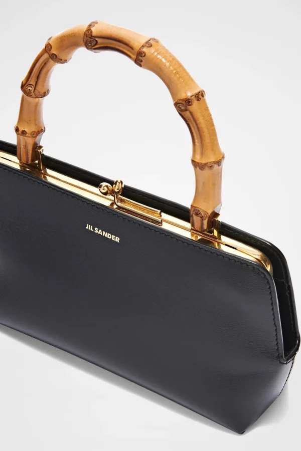 Jil Sander Handtaschen | Crossbody<Tasche Goji Bamboo Mini in Schwarz