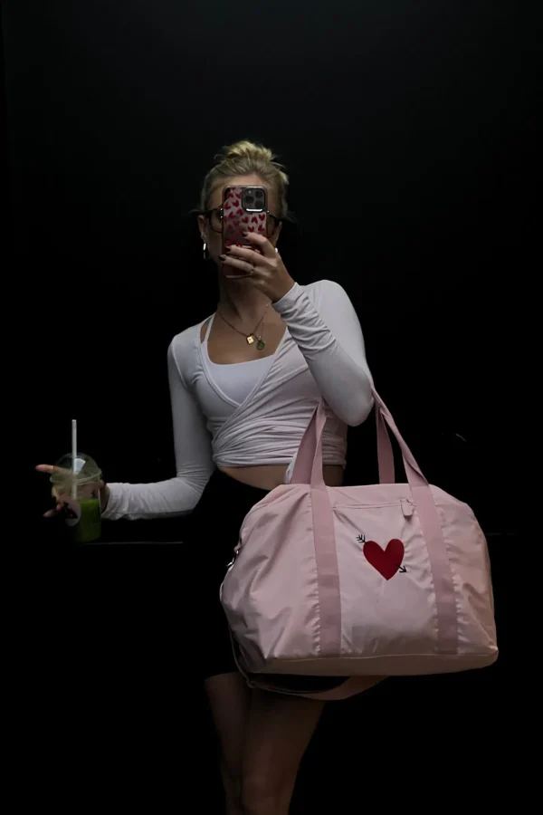 Anita Hass Shopper<Tasche 'Heart' in Rose Nylon