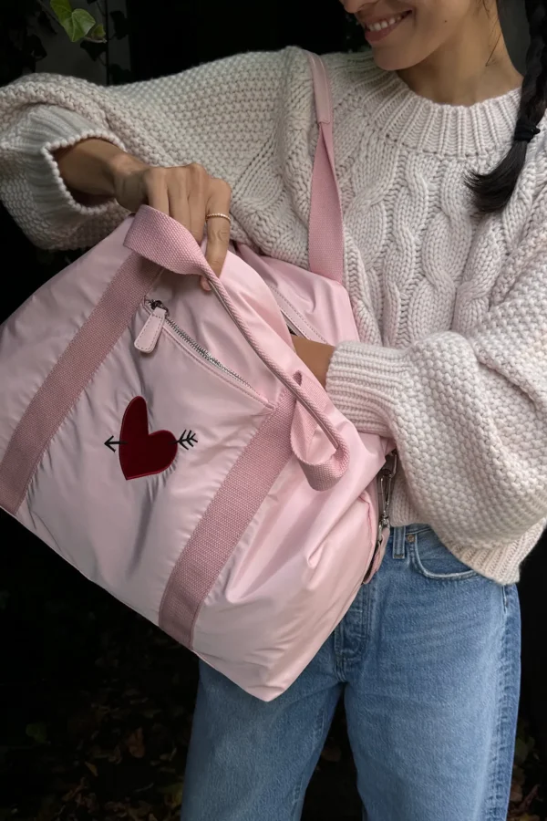 Anita Hass Shopper<Tasche 'Heart' in Rose Nylon