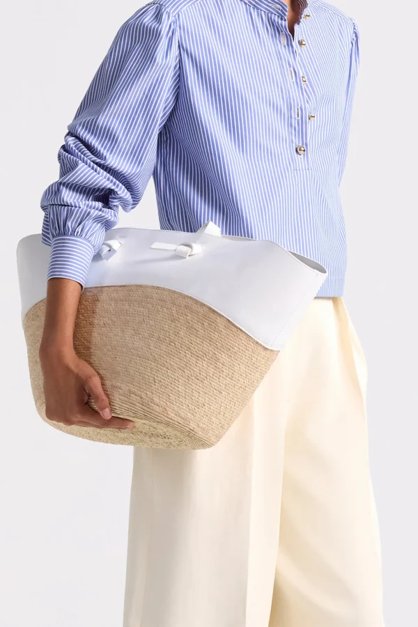 Altuzarra Shopper | Schultertaschen<Tasche Knot Basket Large in Optic White