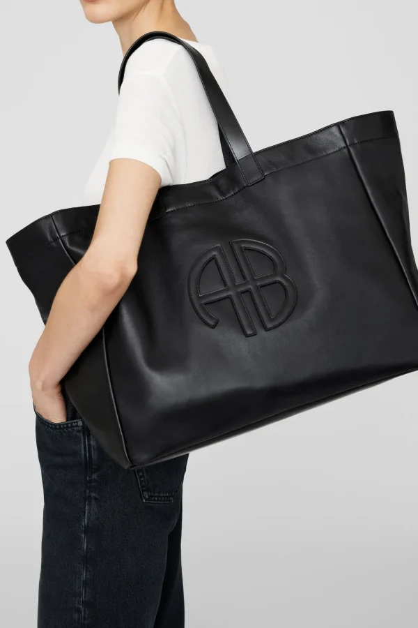 Anine Bing Shopper<Tasche Large Rio Recycled in Schwarz